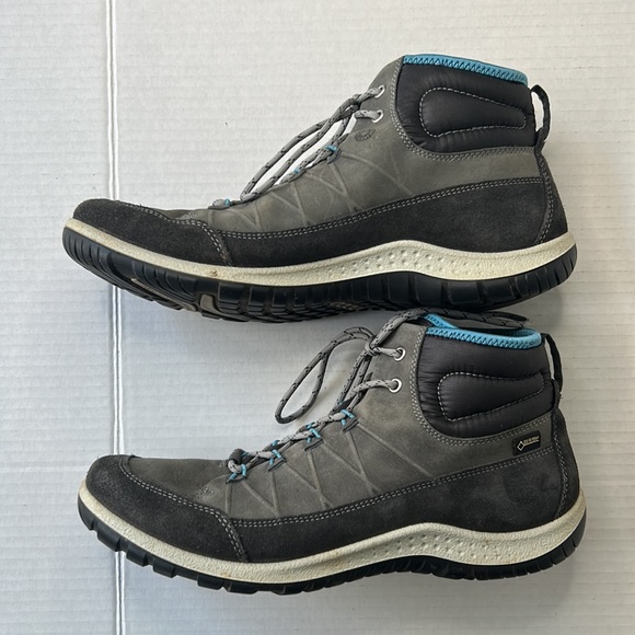 ECCO Yak Gore-Tex Women’s Size EU 41 Gray Lace-Up Hiking Boots - Picture 8 of 11